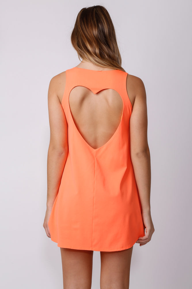 Heartbeat Dress Orange