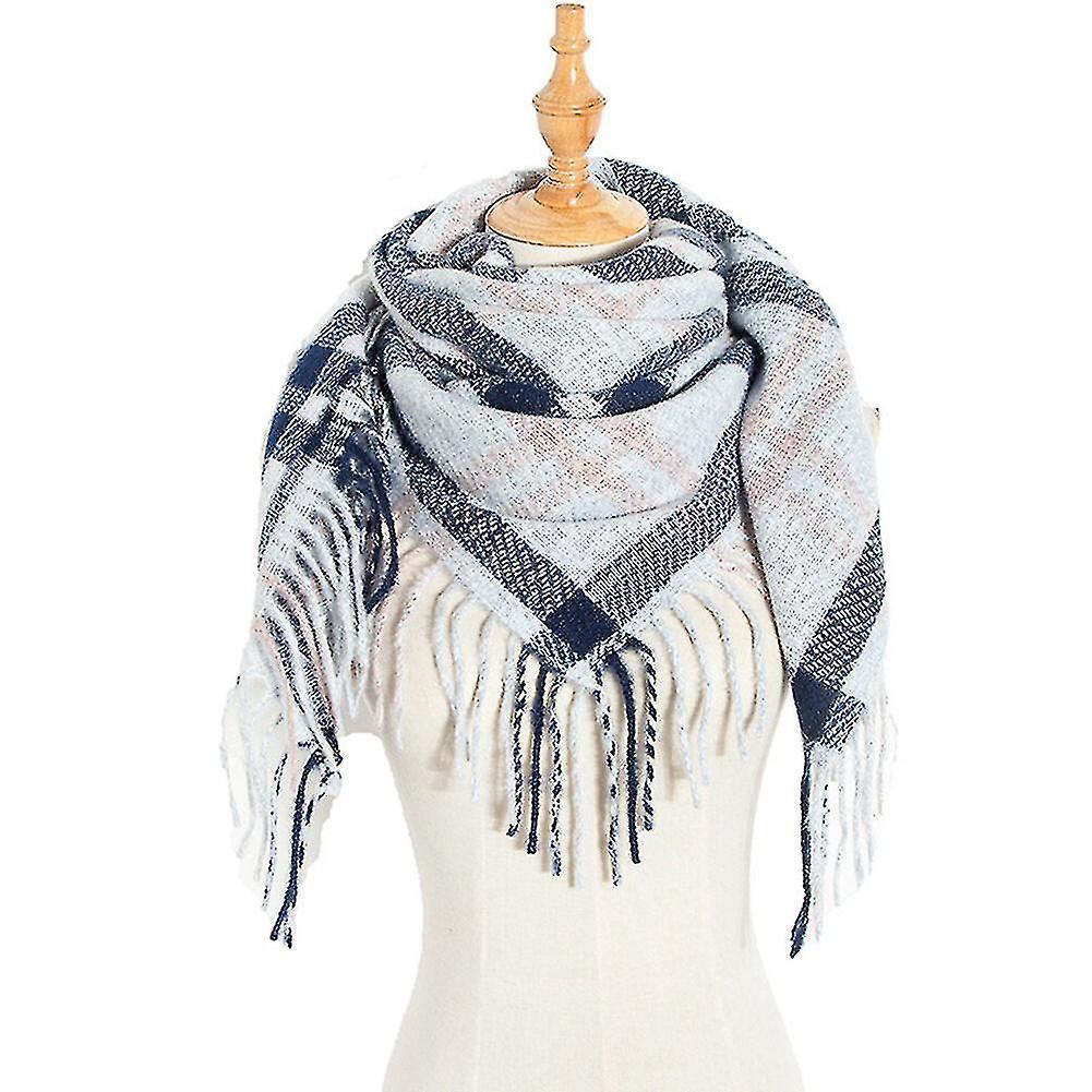 Women's  Soft Plaid Check Scarf Wraps