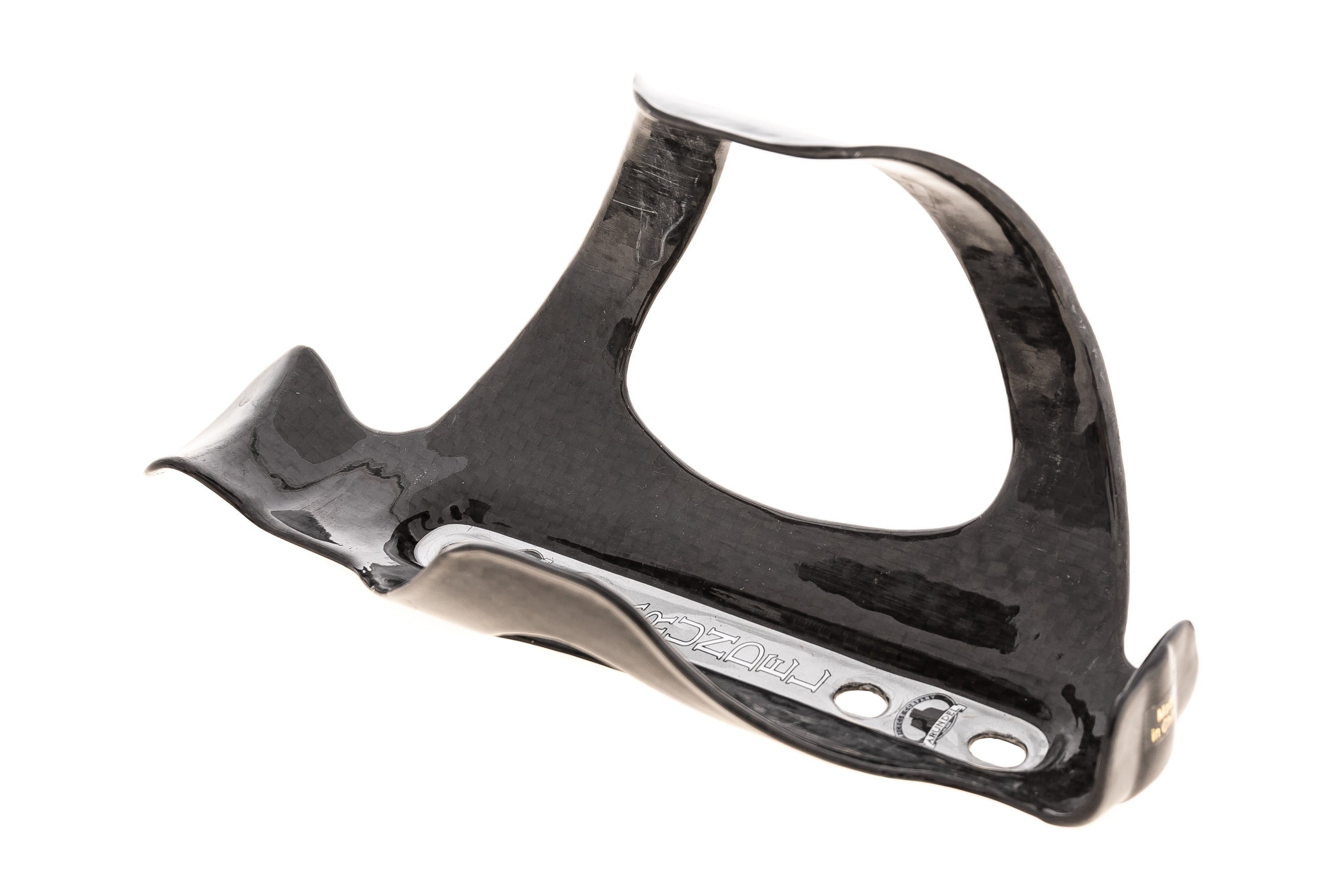Arundel SideLoader Carbon Water Bottle Cage Black Silver Logo