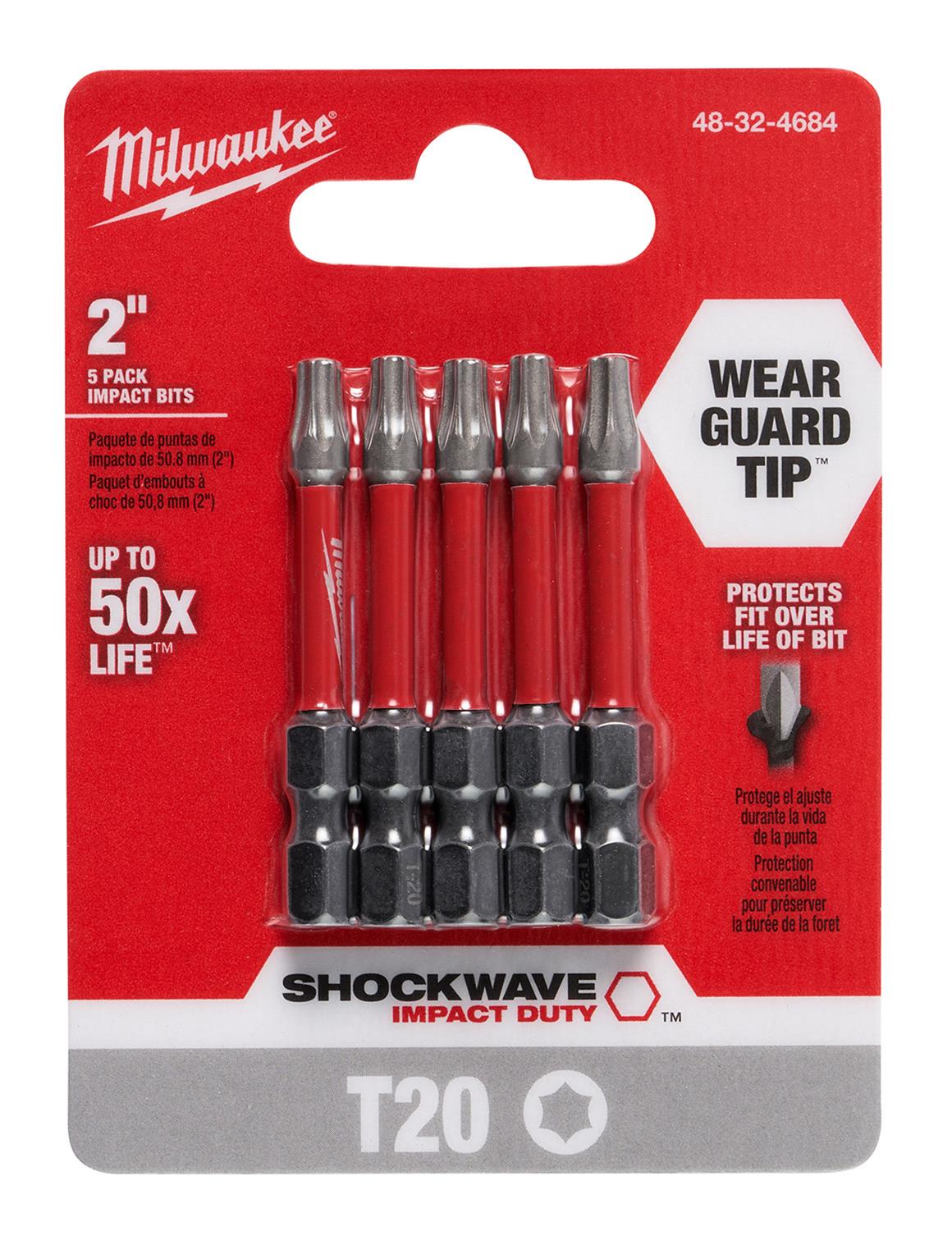 Milwaukee Tool 48-32-4684 Milwaukee SHOCKWAVE Impact Driver Bits