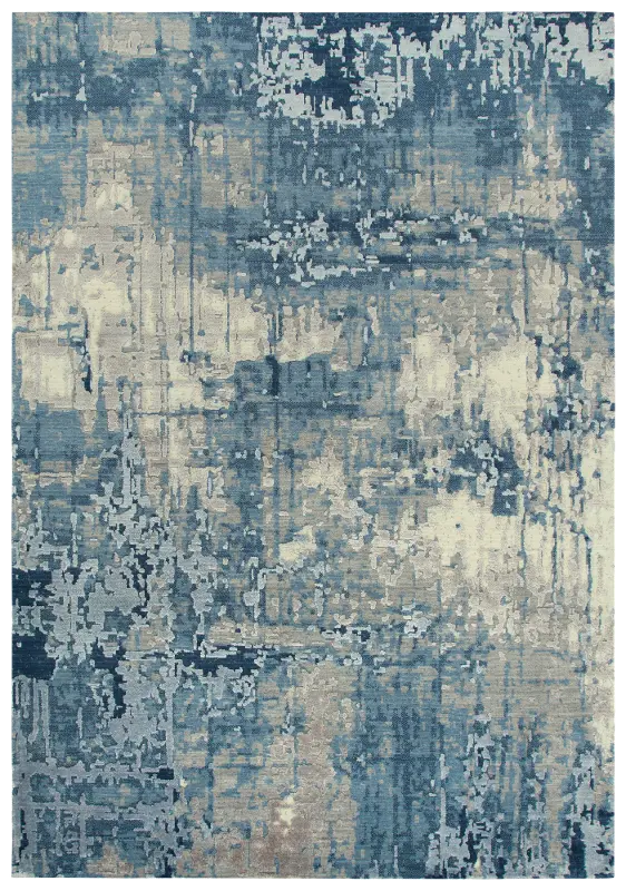 Artistry 5 x 8 Contemporary Blue Rug