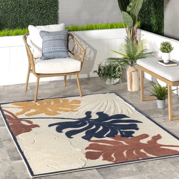 Nuloom Tova Colorful Floral Indoor outdoor Area Rug