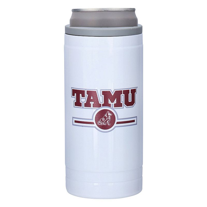 Texas AandM Aggies 12oz. Letterman Slim Can Cooler