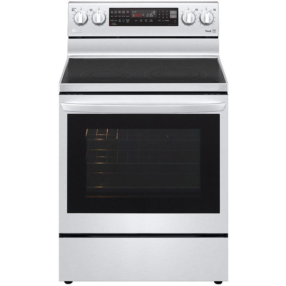 LG 30-inch, 6.3 cu.ft. Freestanding Electric Range with Wi-Fi Connectivity LREL6325F