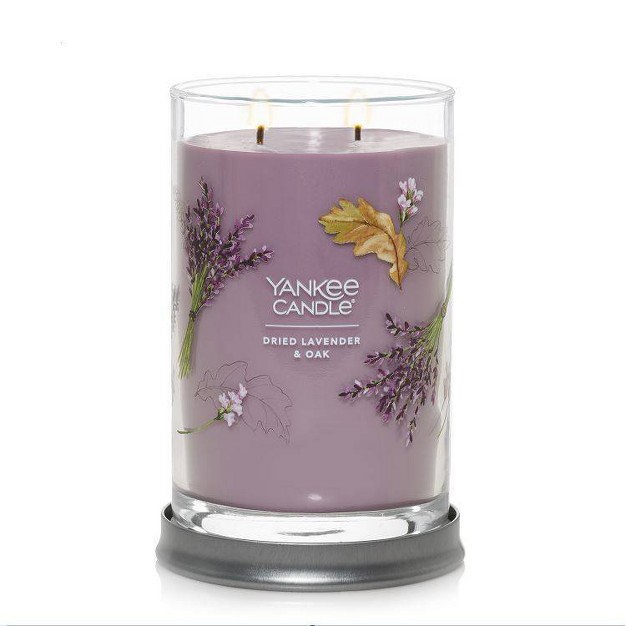 20oz Signature Large Tumbler Candle Dried Lavender amp Oak Yankee Candle