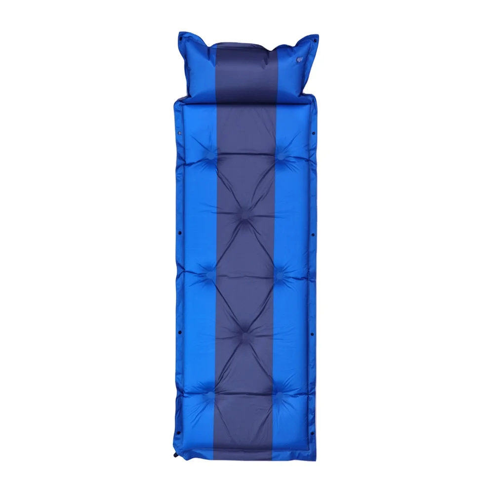 Camping Lightweight PVC Insulated Camping Mattress foam Mat Outdoor self Inflatable sleeping pad Waterproof Camping Air Mattress