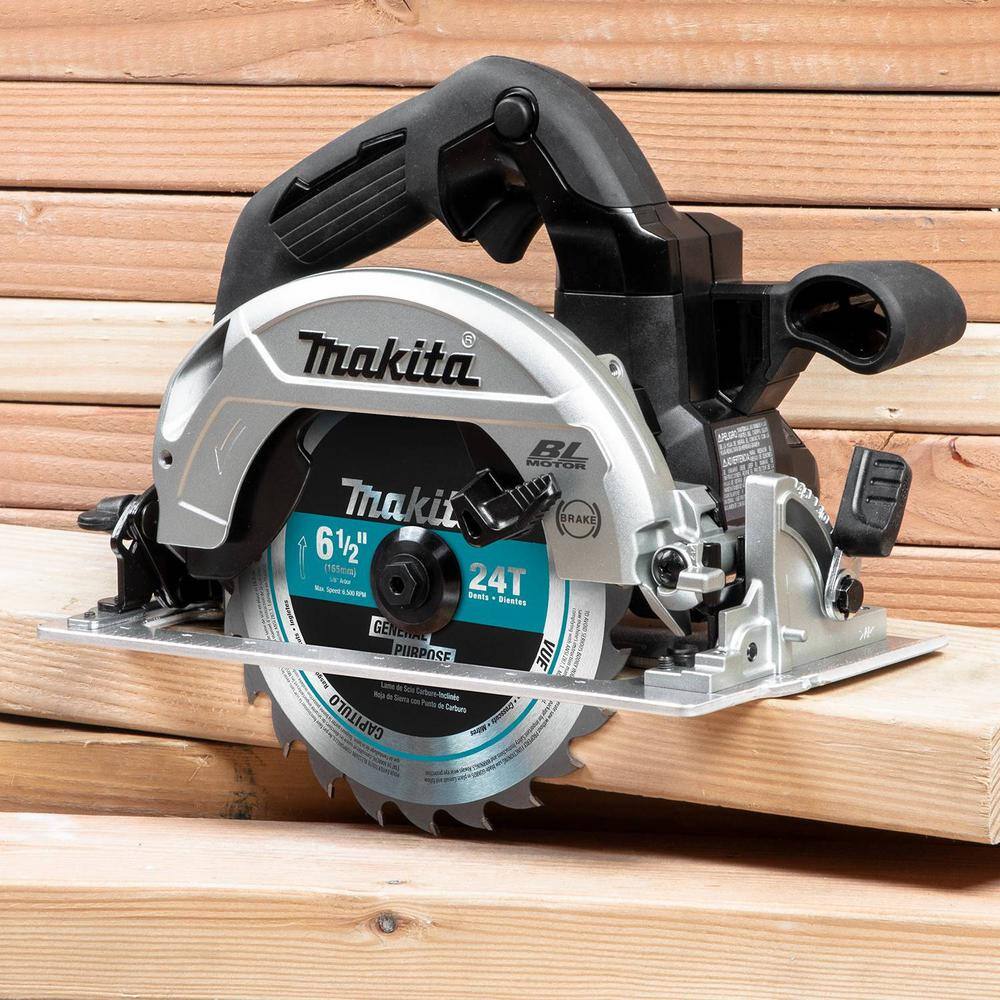 Makita 18V 6-12 in. LXT Sub-Compact Lithium-Ion Brushless Cordless Circular Saw Kit (2.0 Ah) XSH04RB