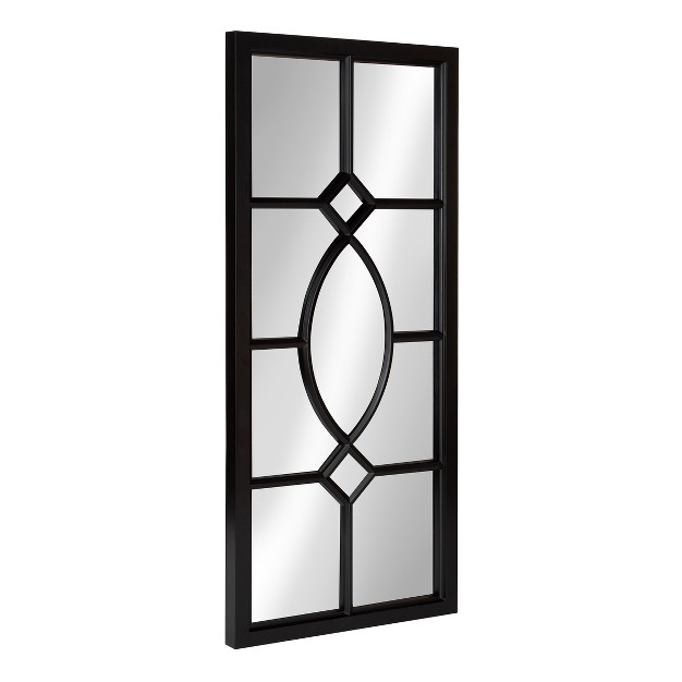 X Cassat Framed Wall Accent Mirror Black Kate And Laurel