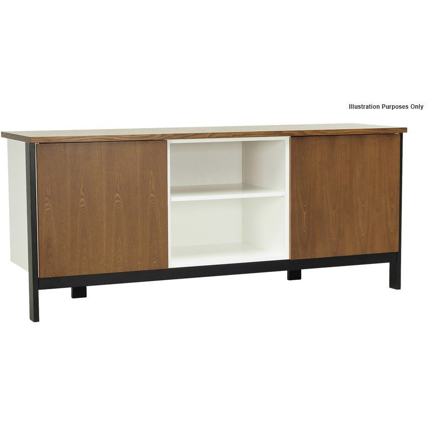 JARVY Sideboard Buffet 186cm - Natural & Grey