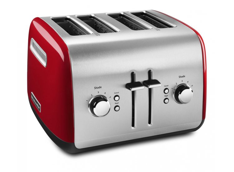 KitchenAid Empire Red 4-Slice Toaster