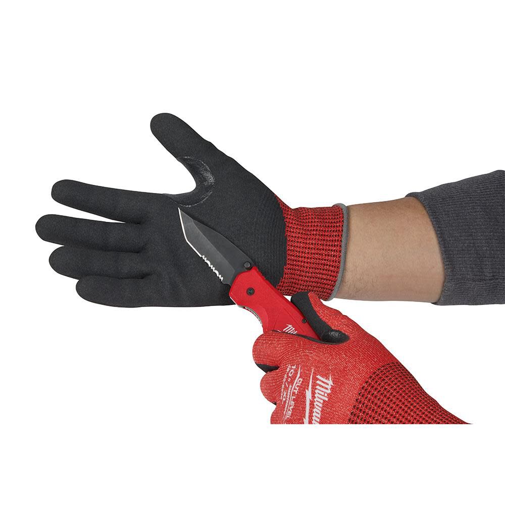 MW Cut Level 4 Nitrile Gloves Dipped 48-22-8945M910 from MW