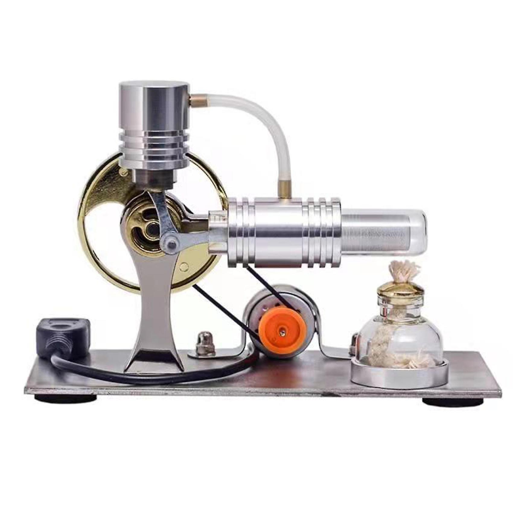 L-shape Stirling Engine Model With Usb Connector And Night Light，stirling Engine Model Educational