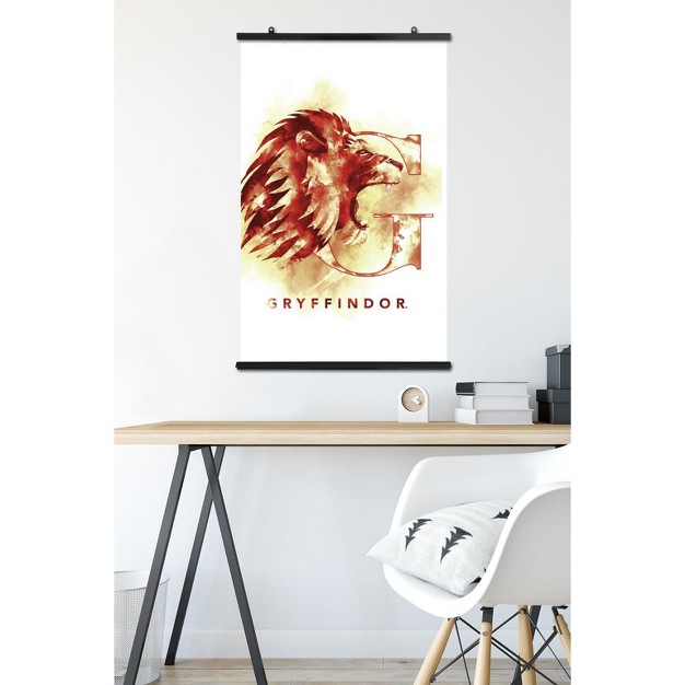 Trends International The Wizarding World Harry Potter Gryffindor Illustrated House Logo Unframed Wall Poster Prints