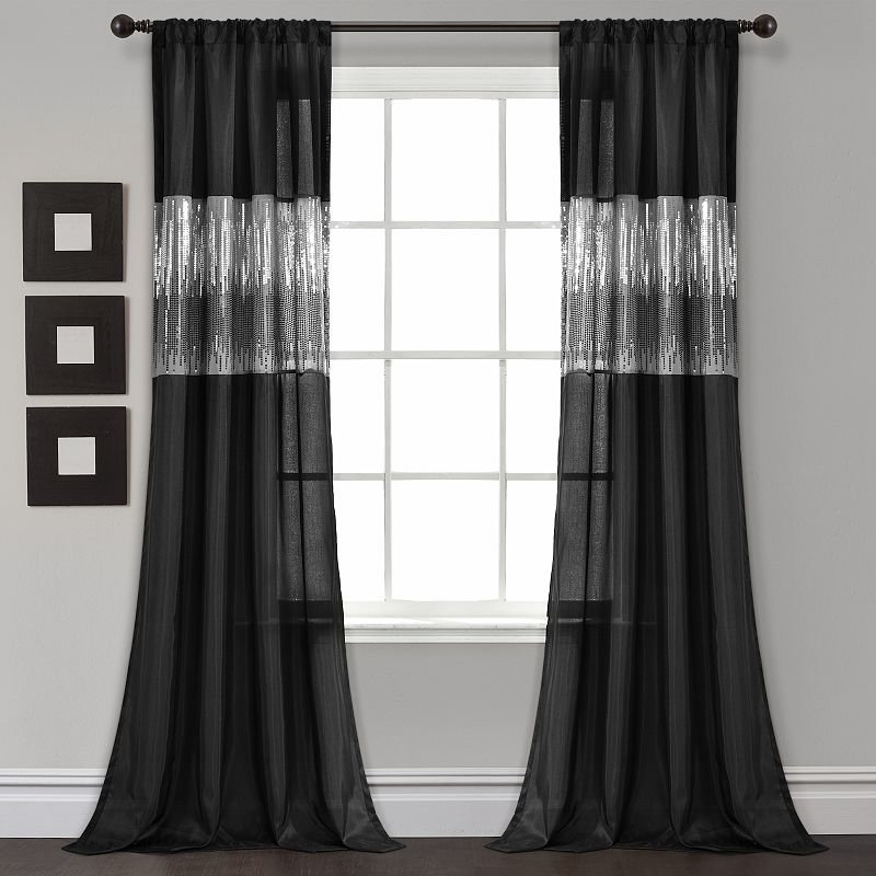 Lush Decor 1-pack Night Sky Window Curtain