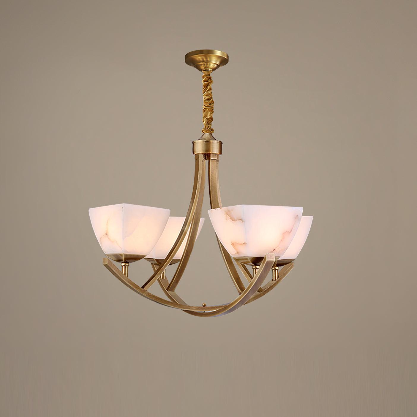 Dover Brass Chandelier