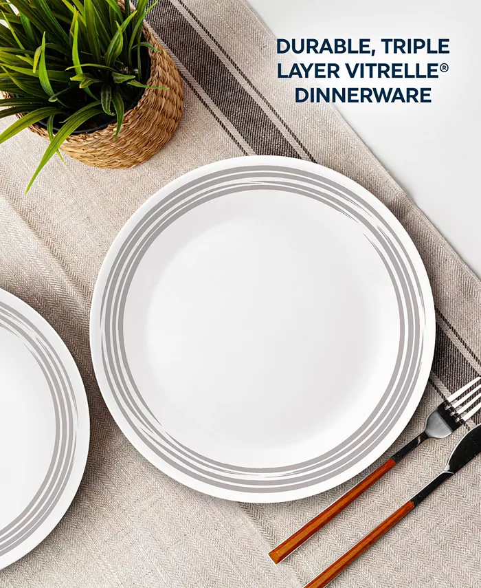 Corelle Brushed Silver-Tone Salad Plate