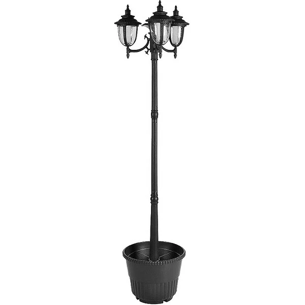 Hannah Solar Lamp Post and Planter