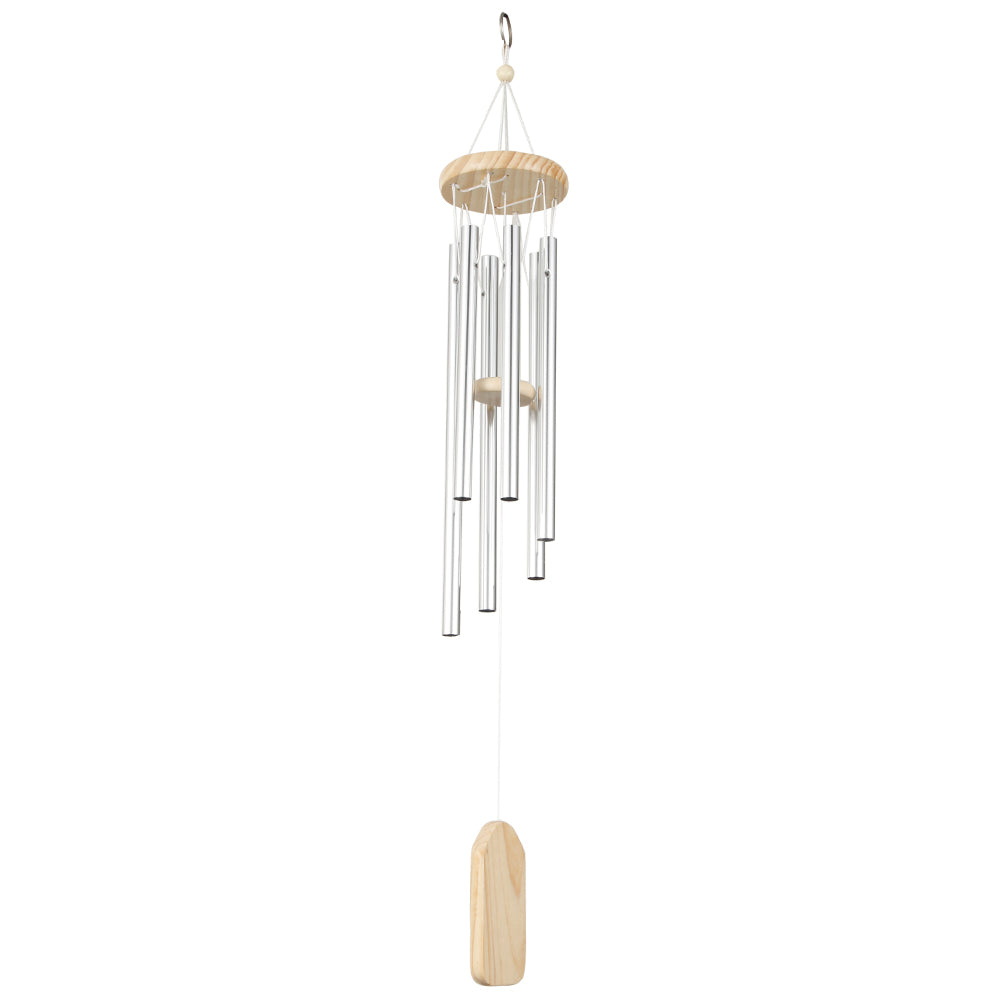 HOTBEST Large Wind Chimes Garden Chimes with 6 Aluminum Tuned Tubes for Indoor Outdoor Garden Patio Decor