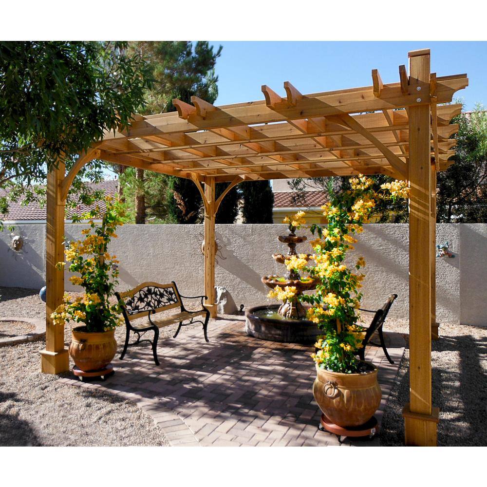 Outdoor Living Today Breeze 12 ft. x 12 ft. Cedar Pergola BZ1212