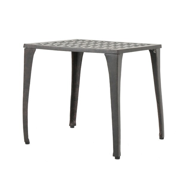 Contemporary Outdoor 18inch Side Table For Garden