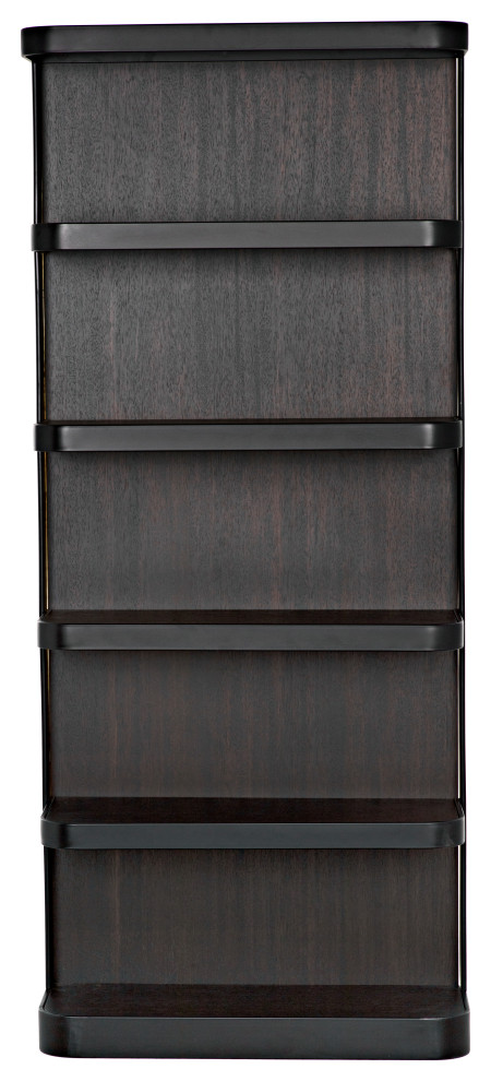 Dido Bookcase  Black Metal   Transitional   Bookcases   by Noir  Houzz