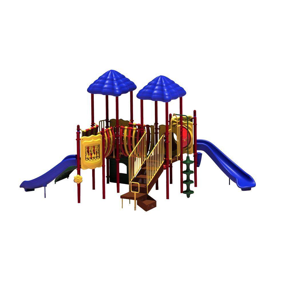 Ultra Play UPlay Today Pike's Peak (Playful) Commercial Playset with Ground Spike UPLAY-014-P