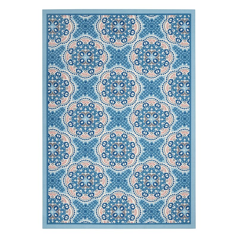 Waverly Sun N' Shade Seaglass Indoor Outdoor Rug