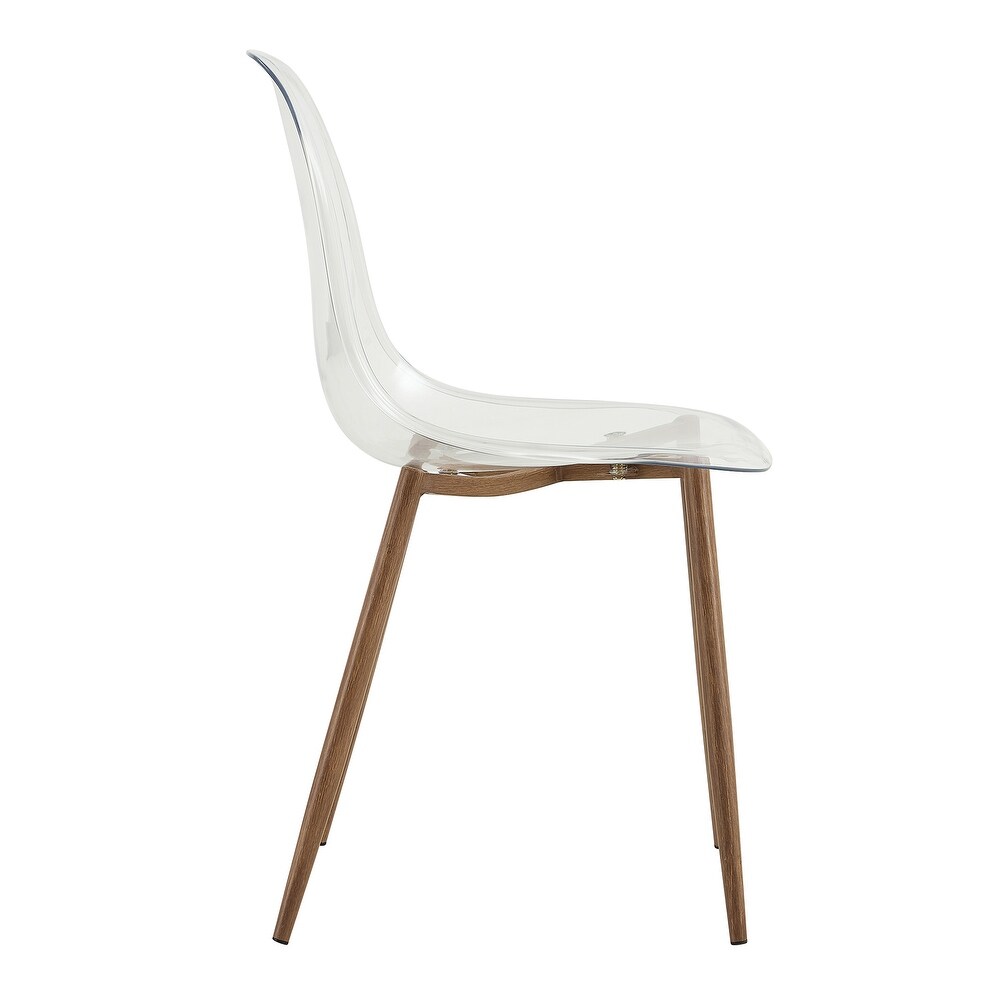 Modern simple transparent dining chair