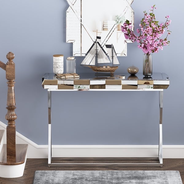 Glam Console Table with Mirror