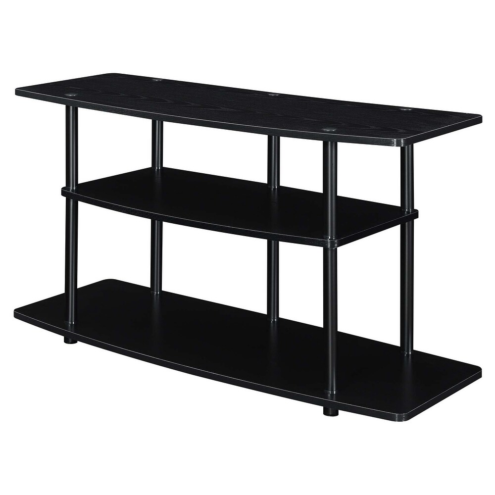 Convenience Concepts Designs2Go No Tools 46 inch 3 Tier Wide TV Stand