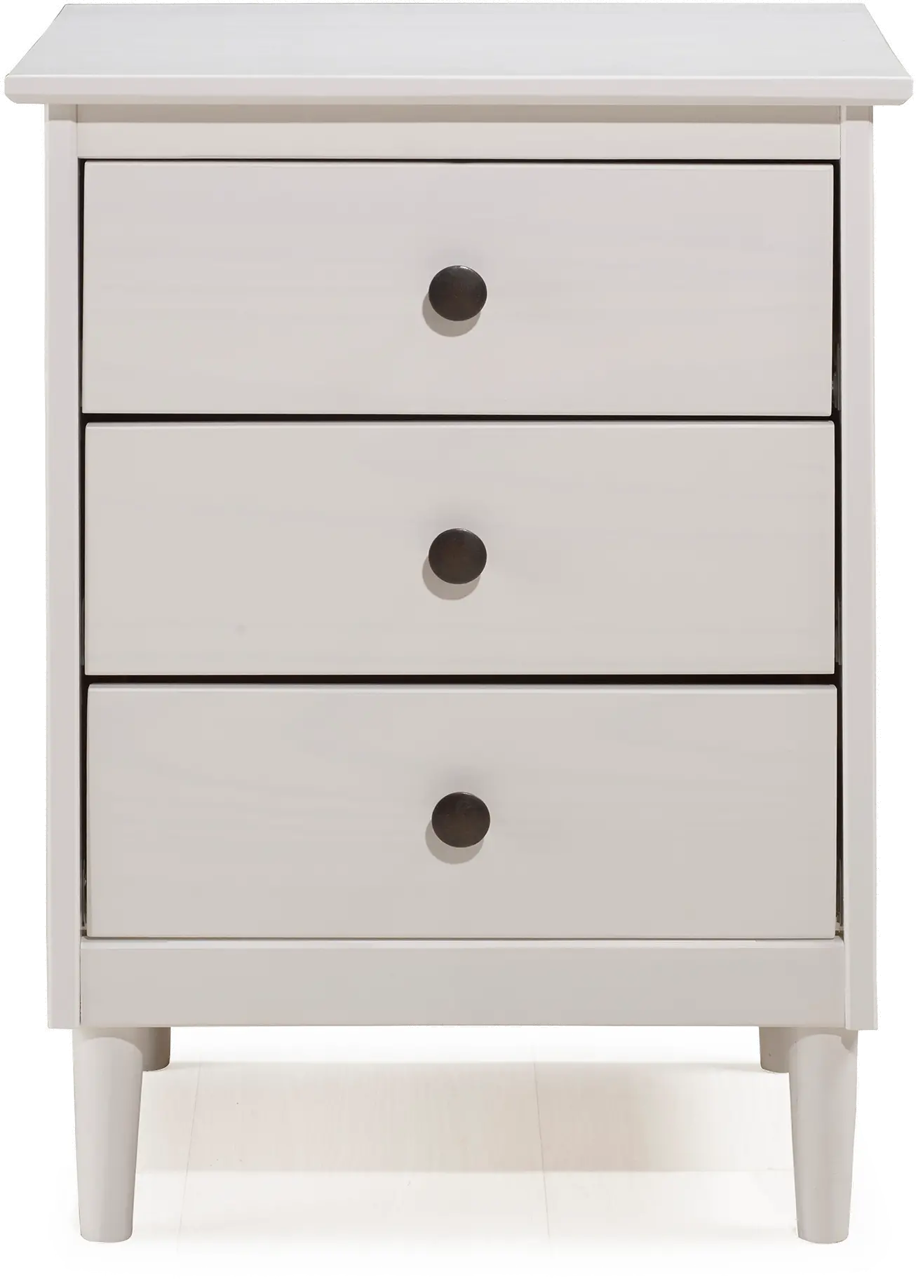 Spencer Classic White Nightstand - Walker Edison