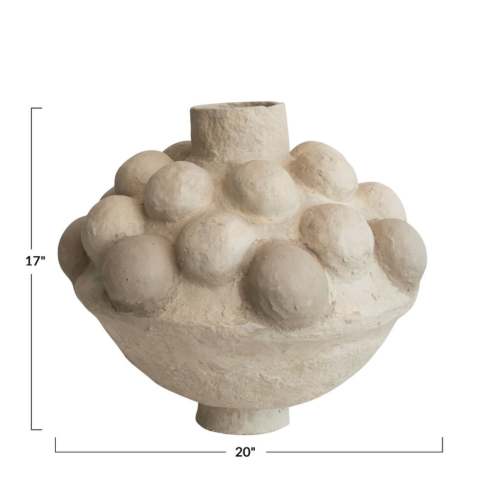 Decorative Paper Mache Bubble Vase