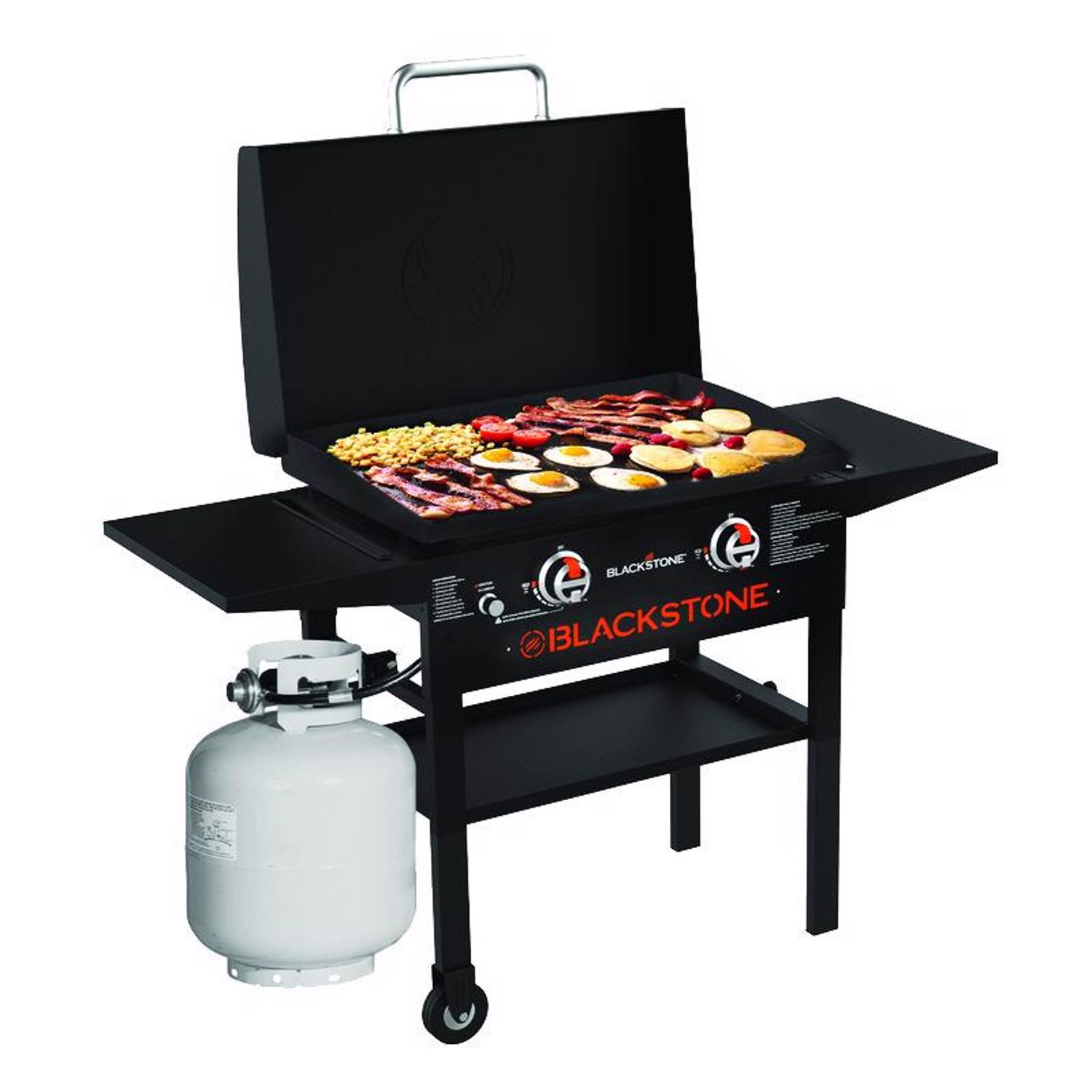 Blackstone 2 Burner Liquid Propane Outdoor Griddle Black w/Hood