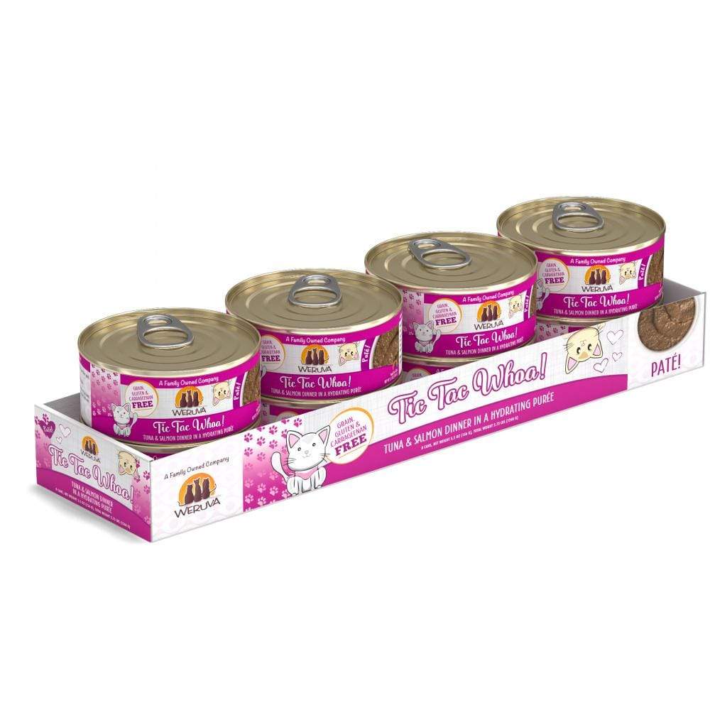 Weruva Classic Cat Pate Tic Tac Whoa! With Tuna and Salmon Canned Cat Fo