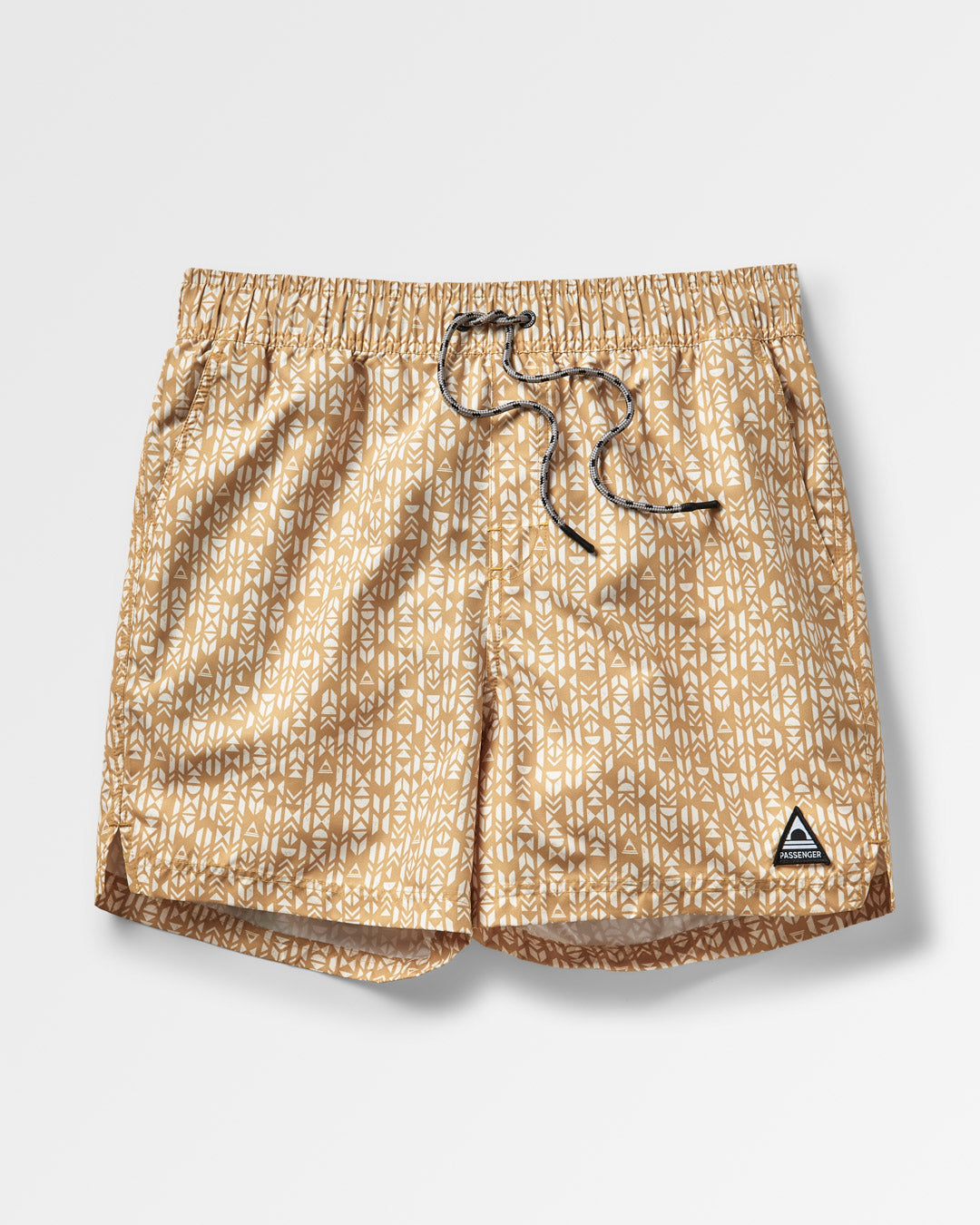 Cali Cargo Swim Short - Mustard Mini Geo