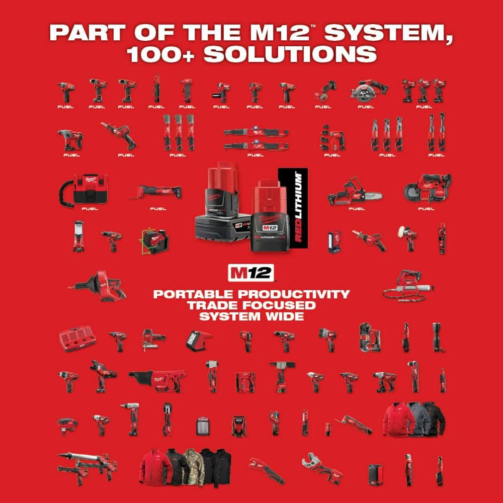 Milwaukee M12 FUEL 2SPD Screwdriver Kit 2402-22 from Milwaukee