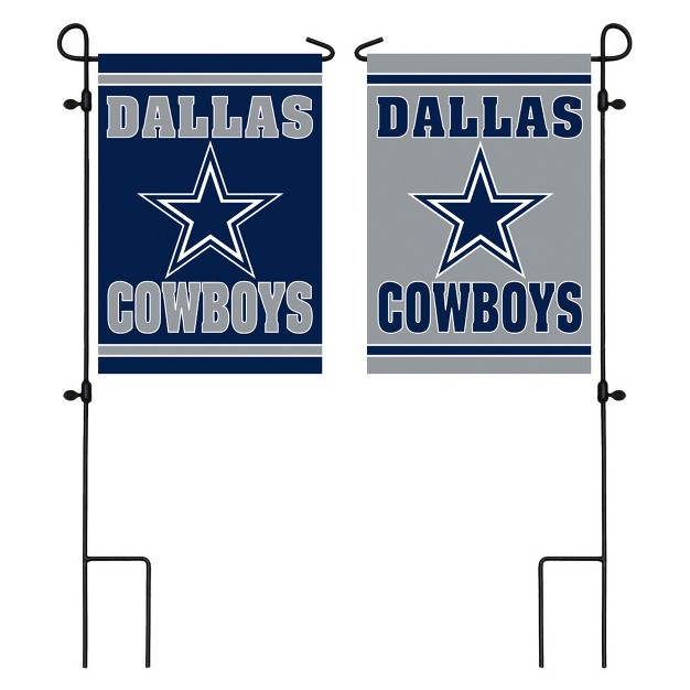 Embossed Suede Flag Gdn Size Dallas Cowboys