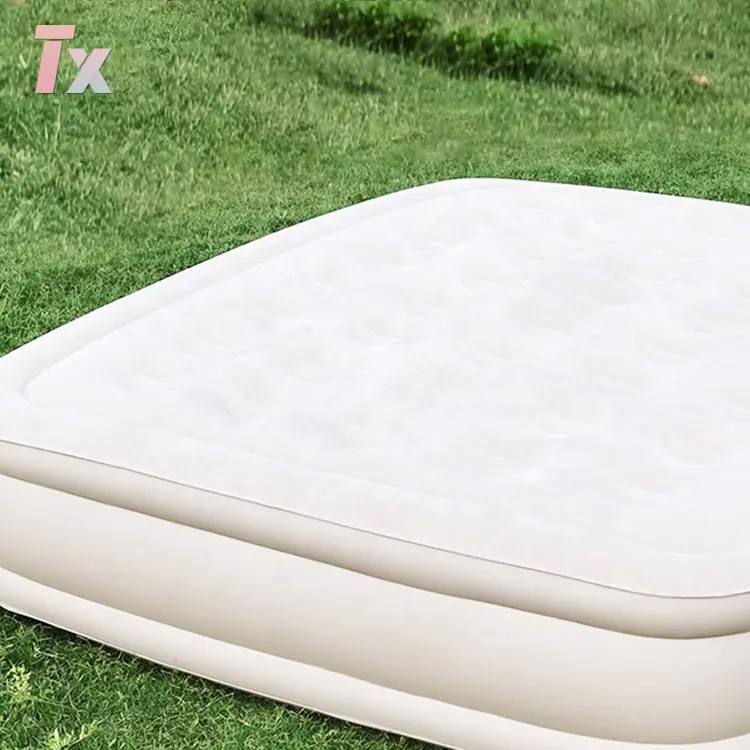 Big Size Air Mattress Bed With Built in Pump One key Automatic Inflatable Double Airbed Sleeping Pad For Camping Tent