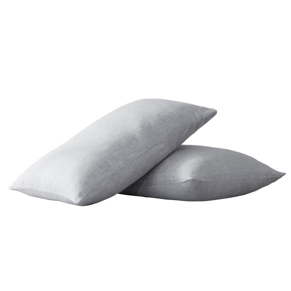 Native Linum Pillow Cases Standard Size Set of 2  Premium Soft Linen Pillow Case with Envelope Enclosure 20\