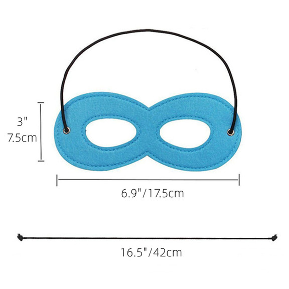 TOPTIE 50 Pack Felt Eye Mask  Kids Party Mask Hall...