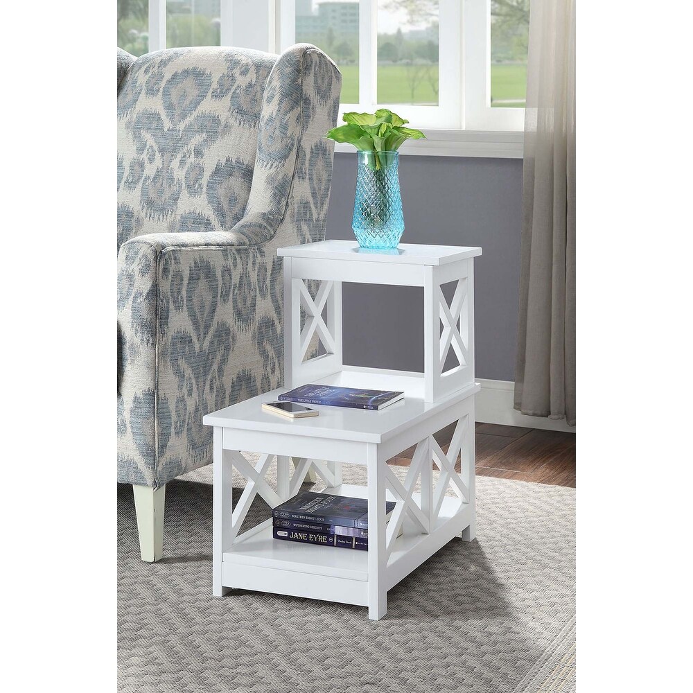 Convenience Concepts Oxford 2 Step Chairside End Table