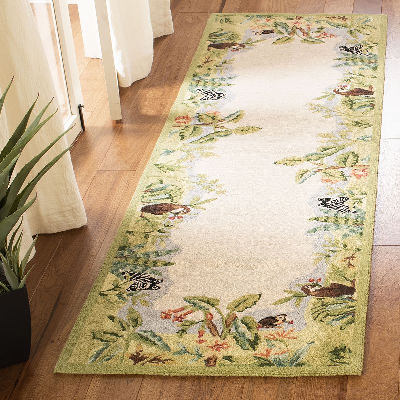 Safavieh Chelsea Jungle Trop Framed Floral Wool Rug