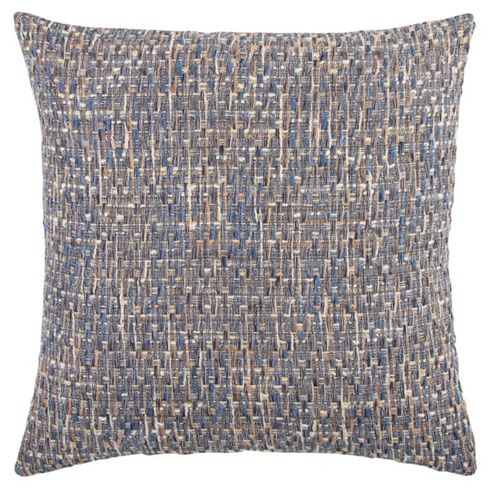 Rizzy Home Heathered Polyester Filled Decorative Pillow， 22