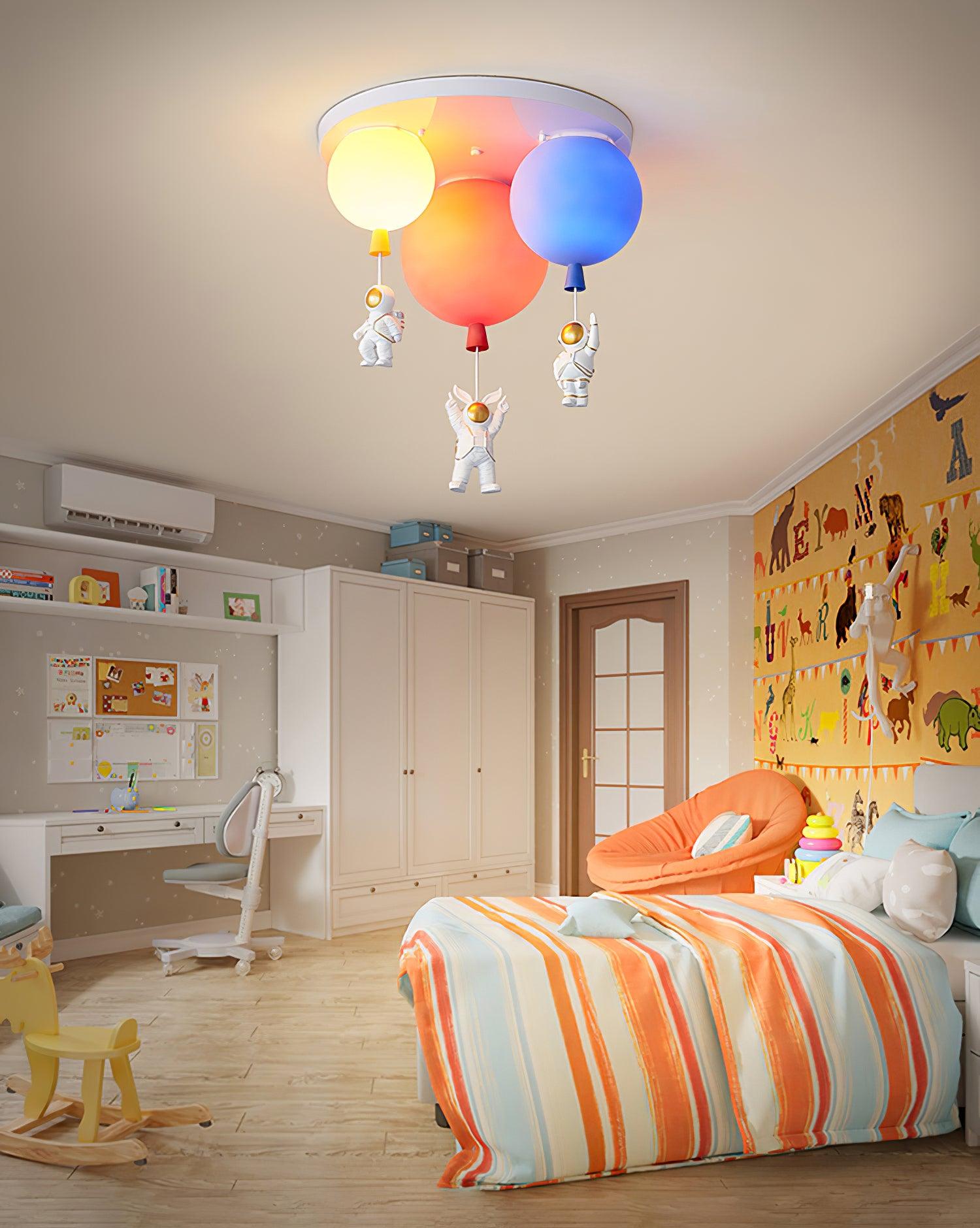 Frosted Balloon Combination Ceiling Lamp