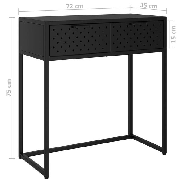 vidaXL Console Table Steel