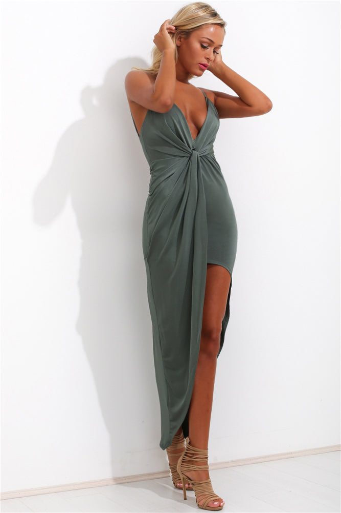 Lose Myself Maxi Dress Olive