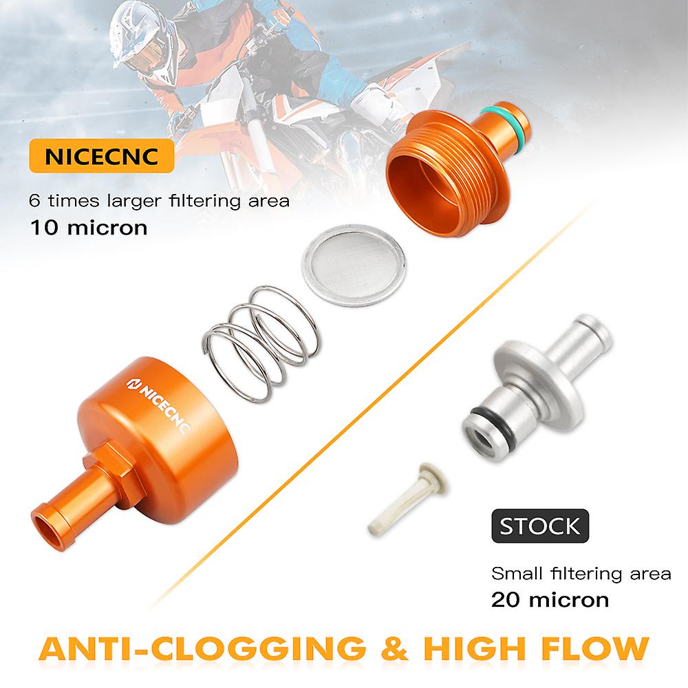 Born Pretty Motorcycle Fuel Filter andamp; Line Tank Connector andamp; Rail For Ktm Sxf Xcf 250 350 450 250f 350f 450f Excf Xcfw 350 500 2020 2021 2022