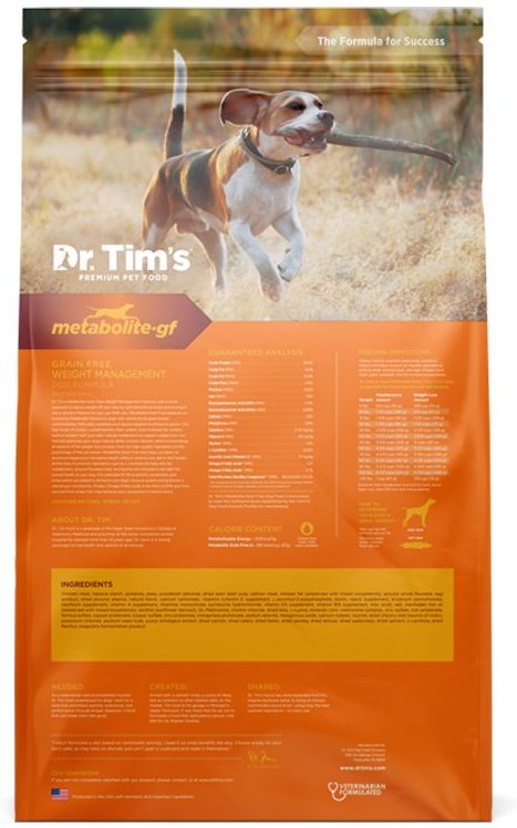 Dr. Tim's Weight Management Metabolite Formula Grain-Free Dry Dog Food