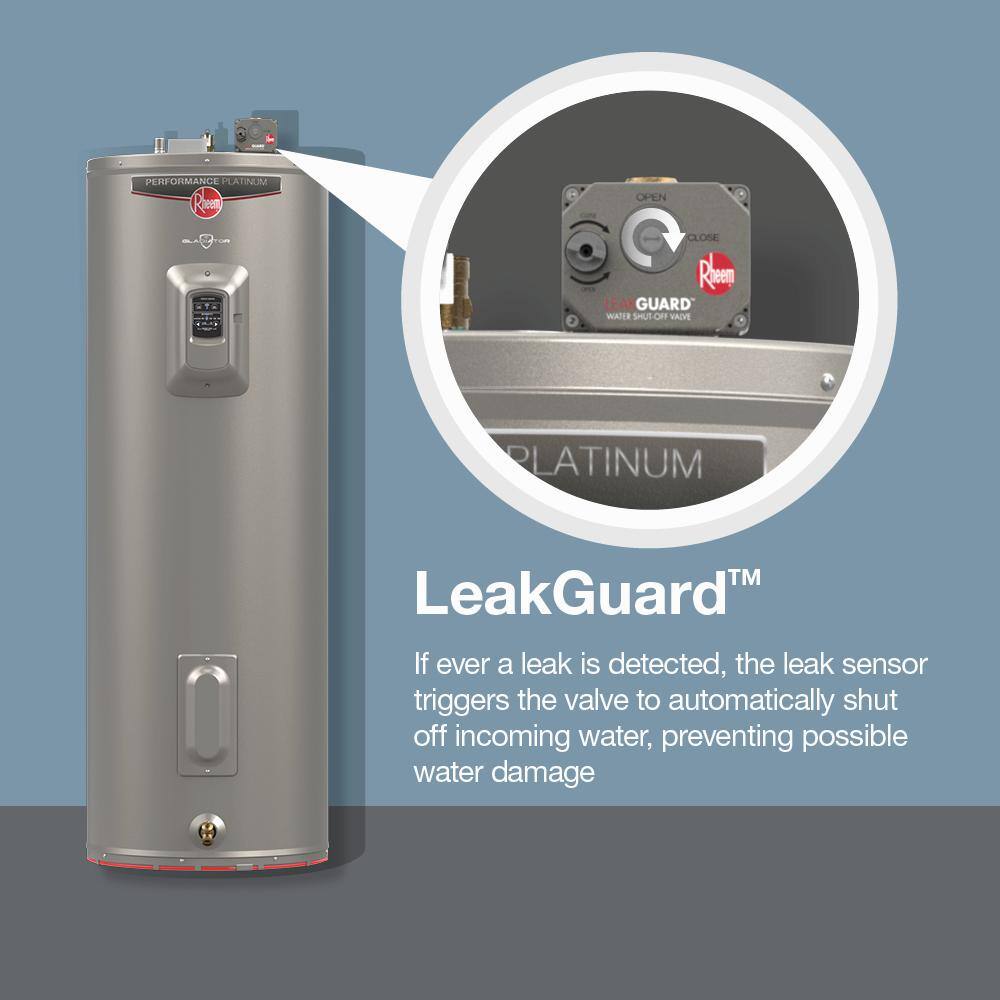 Rheem Gladiator 55 gal. Tall 12-Year 4500W Electric Water Heater with Leak Detection Auto Shutoff - WA OR Version XE55T12CG45U0