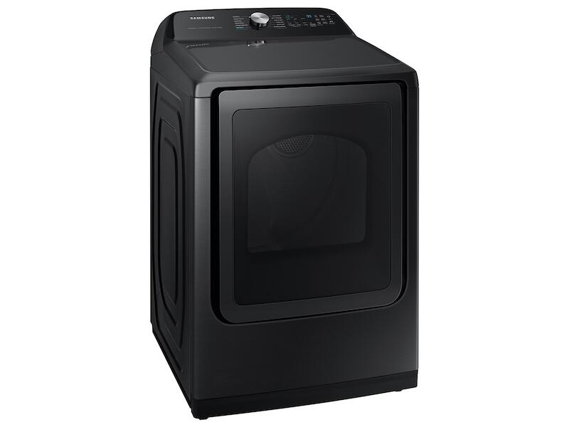 Samsung DVE52A5500V 7.4 Cu. Ft. Smart Electric Dryer With Steam Sanitize+ In Brushed Black